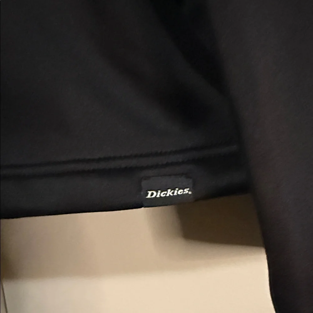Dickies Women's {Medium} Black Smooth Fleece Quarter-Zip NWT - Picture 3 of 12
